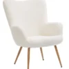 Fauteuil HUNDESTED Blanc Cassé