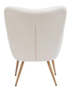 Fauteuil HUNDESTED Blanc Cassé -Ambiance Maison 201615