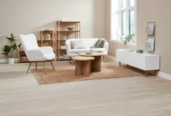 Meuble TV KORSVANG 3 Portes Blanc -Ambiance Maison 201636 4