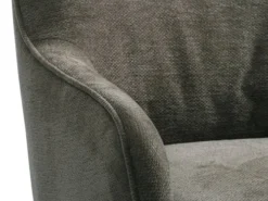 Fauteuil BREDAL Tissu Vert Olive/coloris Chêne -Ambiance Maison 212329