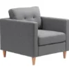 Fauteuil FALSLEV Tissu Gris