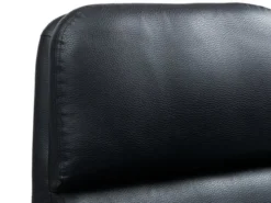 Fauteuil A/repose-pieds TANKEDAL Noir -Ambiance Maison 212355