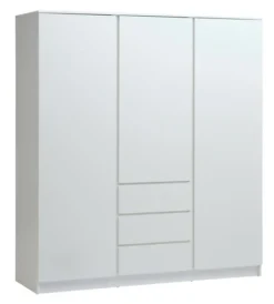 Armoire LIMFJORDEN 180x200 Combi Blanc