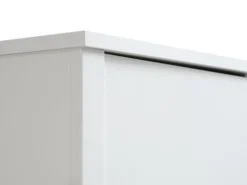 Armoire VEDDE 220x197 A/miroir Blanc -Ambiance Maison 213415