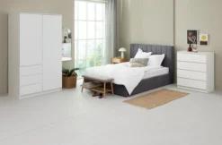 Commode 4 Tiroirs LIMFJORDEN Blanc -Ambiance Maison 213843