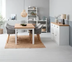 Bibliothèque HERNING 5 Tablettes Blanc -Ambiance Maison 214428