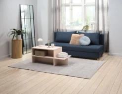 Table Basse SOLLERUP 50x110 A/tablettes Pin Massif -Ambiance Maison 214544