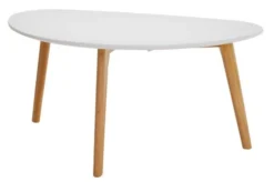 Royal Oak Table Basse LEJRE 48x85 Blanc/chêne