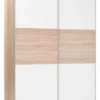 Armoire SATTRUP 151x219 Blanc/chêne