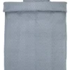 Parure De Lit Flanelle MARCELA 140x200 Bleu