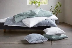 Parure De Lit ATLA 240x220 Gris -Ambiance Maison 91333