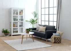 Royal Oak Table Basse LEJRE 60x120 Blanc/chêne -Ambiance Maison 97579