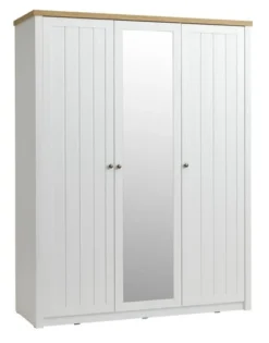 Devant 25 Armoire MARKSKEL 162x210 Blanc/coloris Chêne