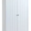 Armoire MARKSKEL 112x210 Blanc/chêne